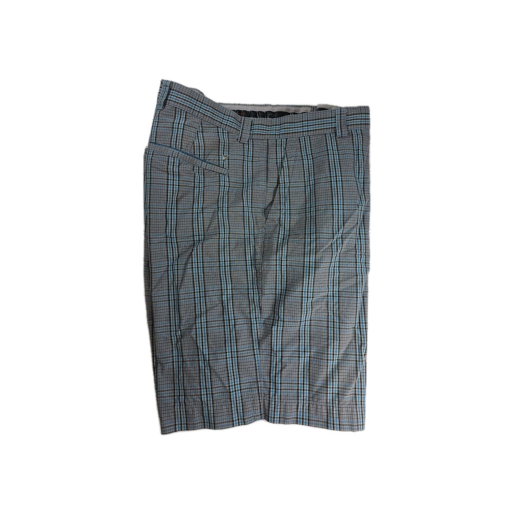 Callaway Golf Shorts Mens Size 36 Blue Plaid COTTON Activewear